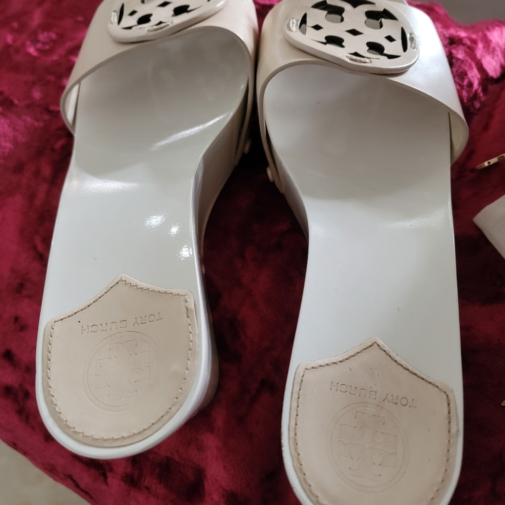 Tory Platform Slide Wedges - image 7